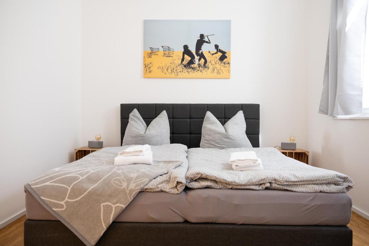 Ko-Living - Beatles Und Banksy Suites & Studios Am Eselsbrunnen - Altstadt - Kuche Галль Экстерьер фото