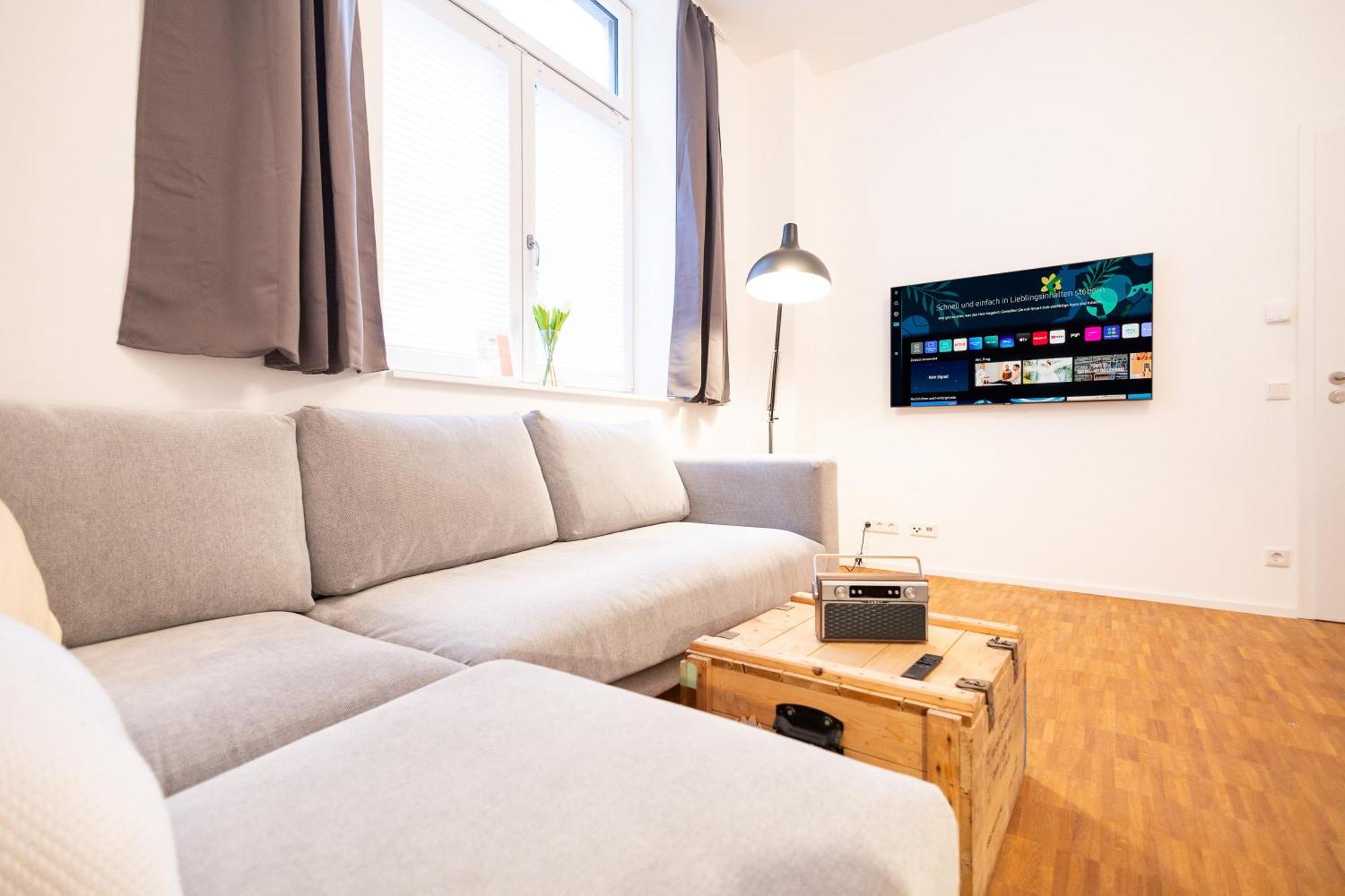 Ko-Living - Beatles Und Banksy Suites & Studios Am Eselsbrunnen - Altstadt - Kueche Галль Экстерьер фото