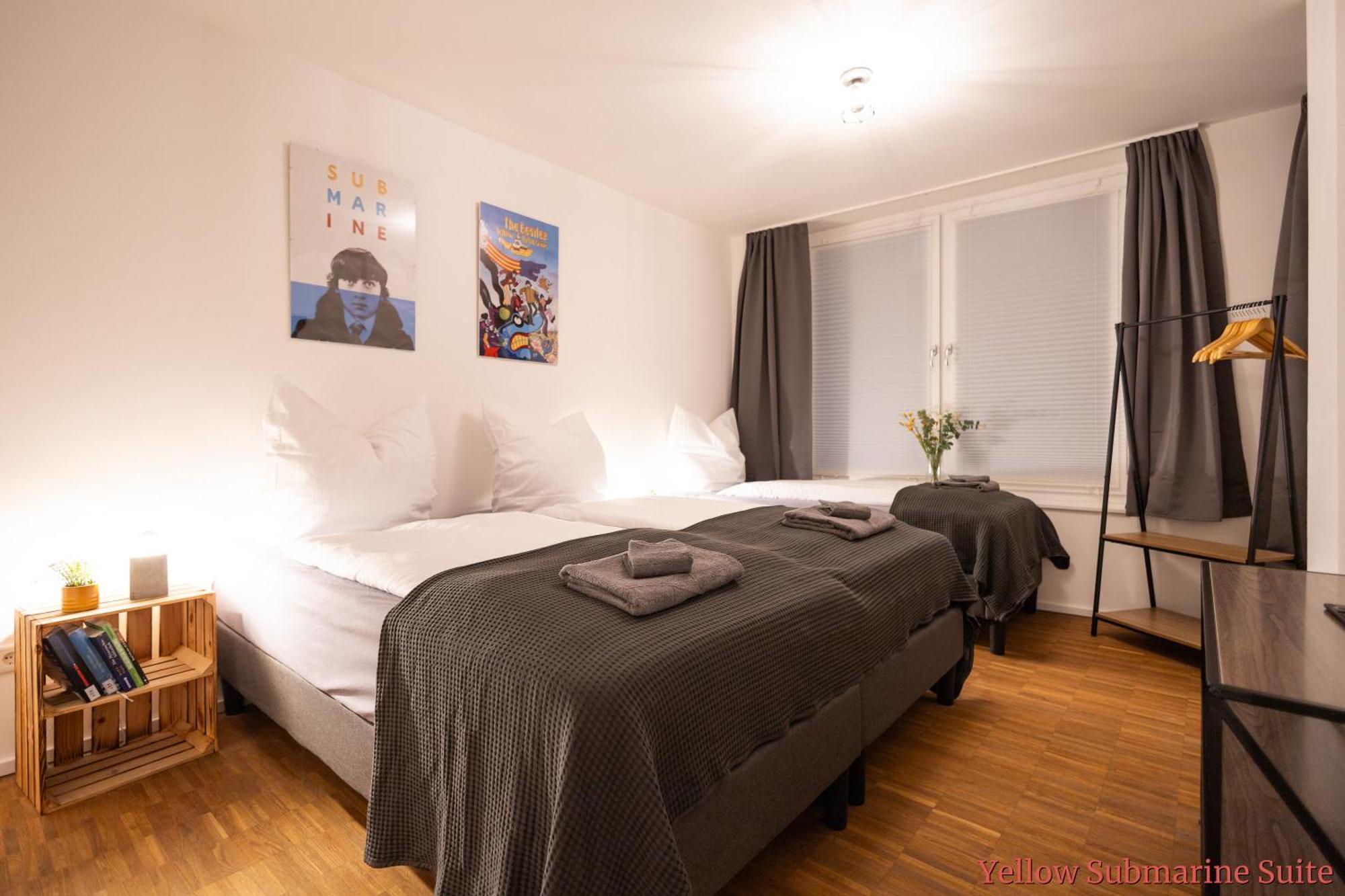 Ko-Living - Beatles Und Banksy Suites & Studios Am Eselsbrunnen - Altstadt - Kueche Галль Экстерьер фото